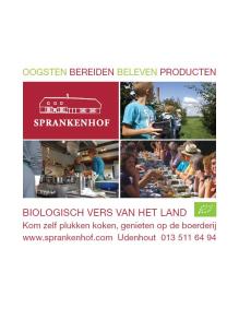 Voorkant folder brochure 2015 informatieboekje Sprankenhof